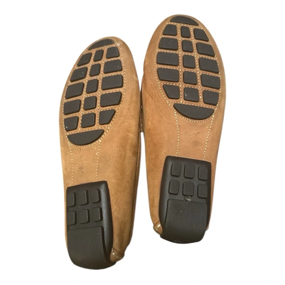Lauren Ralph Lauren Tan Suede Penny Loafers Size 5.5 Preppy, 90’s, - Picture 4 of 4